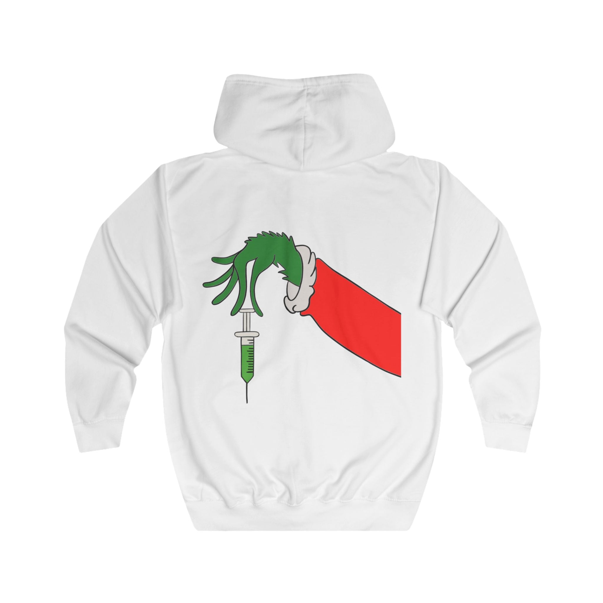 Sweat à capuche zippé Unisexe – "Grinch Mood"
